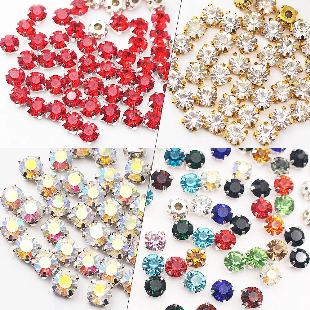 K di strass per Nail Art 2400 pezzi gemme per unghie Ab Flatback strass gemme pietre con