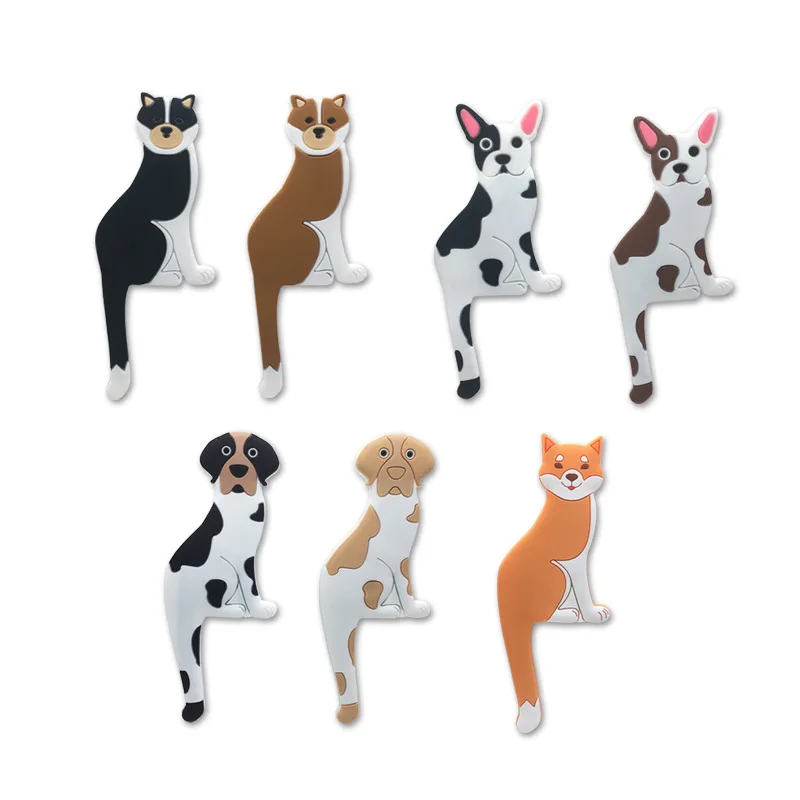 Lovely Cartoon Dog Fridge Hook Refrigerator Sticker Creative