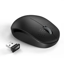 

SeenDa Noiseless 2.4GHz Wireless Mouse for Laptop Portable Mini Mute Mice Silent Computer Mouse for Desktop Notebook PC Mause