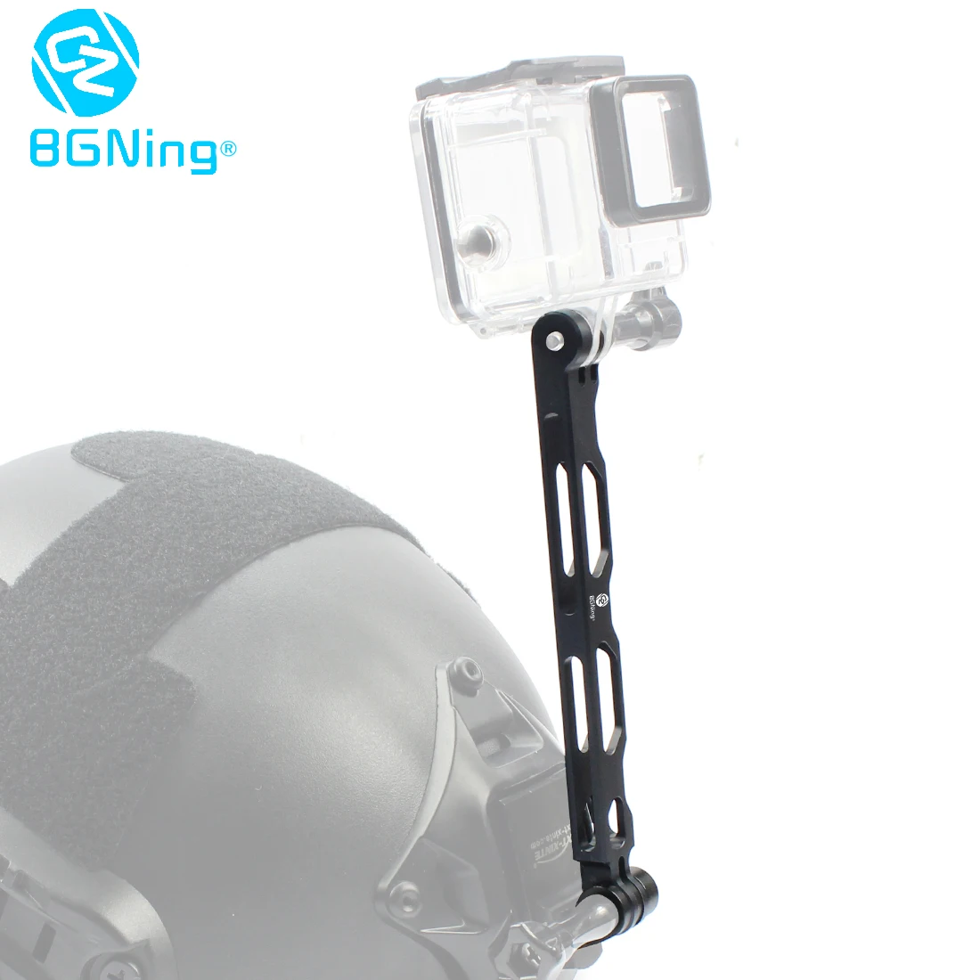 Алюминиевый удлинитель BGNING с металлическим креплением для шлема Gopro Max insta360 One R X