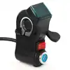 Electric Bicycle Thumb Throttle with On/Off Switch Key Lock LCD Display E-bike Scooter Handlebar Throttle Accelerator Grip ► Photo 3/6