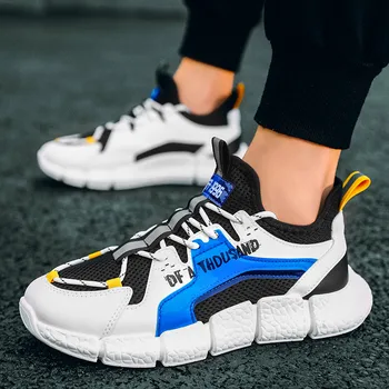 

2020 New Men Casual Shoes Four seasons mesh sneakers breathable No-slip Male Lace Up men shoes Tenis Masculino Zapatillas Hombre