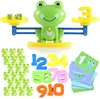 Balance Math Game Educational Toys  STEM Learning Material Counting Toys - Fun Scale Balancing Toy Set for Boys Girls Xmas Gift 1