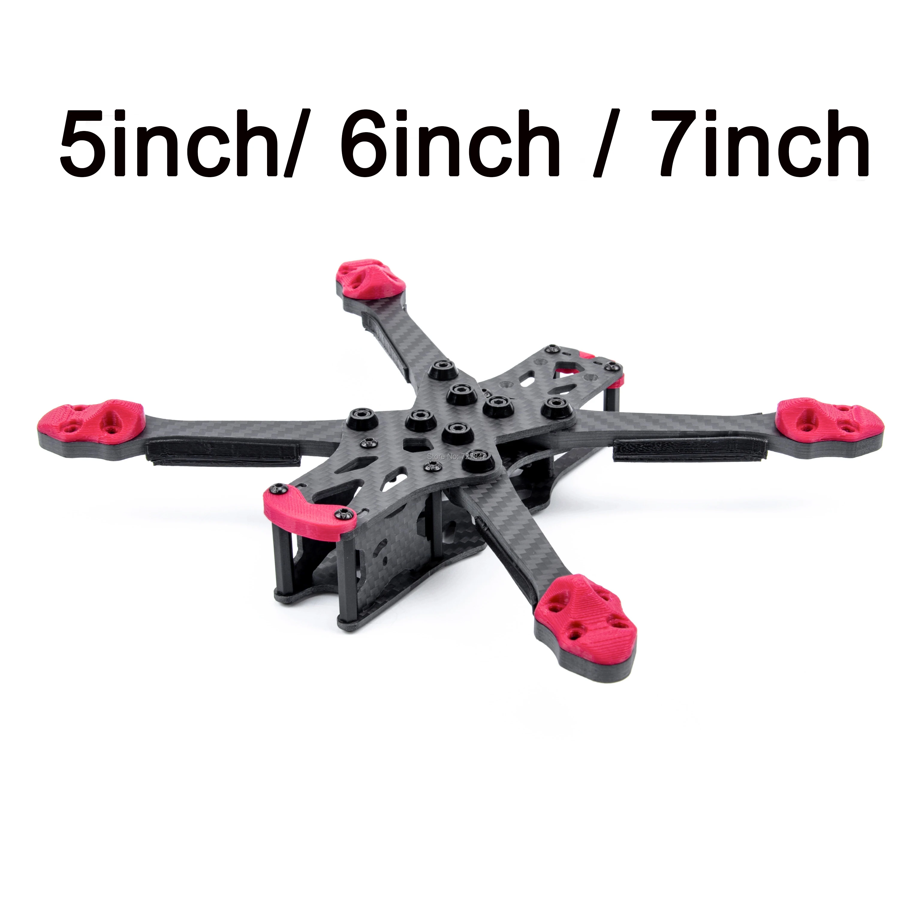 5inch 225mm / 6inch 260mm / 7inch 295mm Carbon Fiber Quadcopter Frame Kit For APEX 7 Inch APEX-HD FPV Freestyle RC Racing Drone 3 5inch 225mm / 6inch 260mm / 7inch 295mm Carbon Fiber Quadcopter Frame Kit For APEX 7 Inch APEX-HD FPV Freestyle RC Racing Drone - Image 3