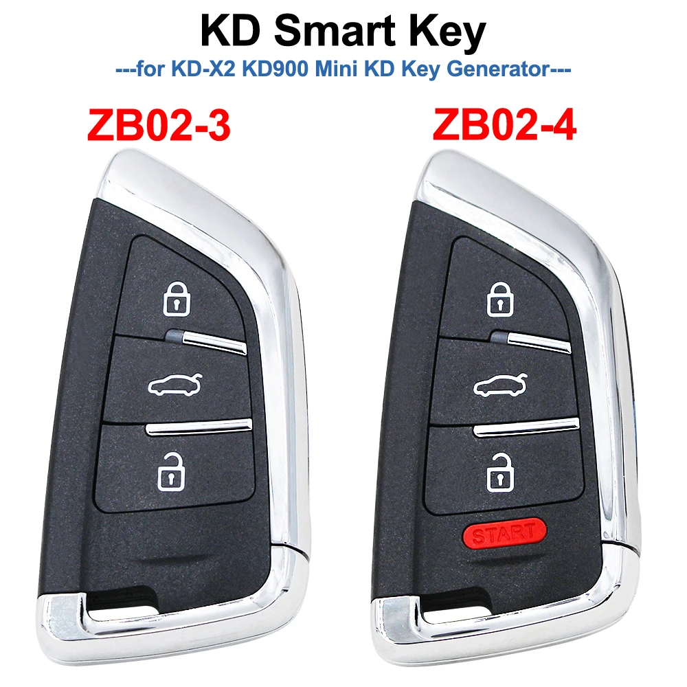 KEYDIY ZB02-3 ZB02-4 KD умный дистанционный ключ универсальный авто брелок для KD-X2