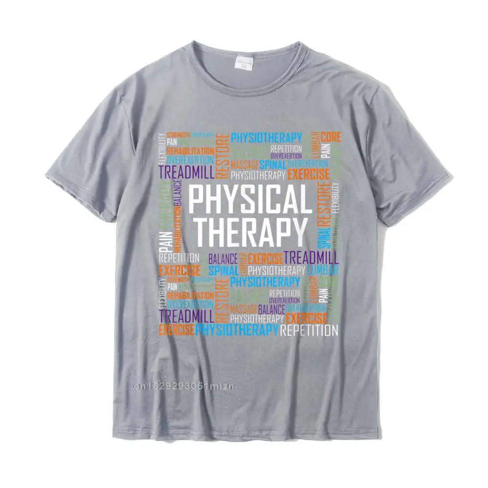 Casual Casual T Shirt Plain April FOOL DAY Short Sleeve Crew Neck Tops Tees Cotton Fabric Men Printed Tee-Shirts PT Physical Therapy T Shirt Gift Words Therapist Month T-Shirt__3301 grey