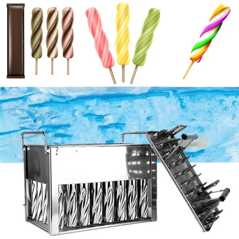 

40pcs Stainless Steel Ice Cream Sticks Popsicle Mold Summer Holder Molds Home DIY Ice Lolly Mould Ice Mould Easy to clean
