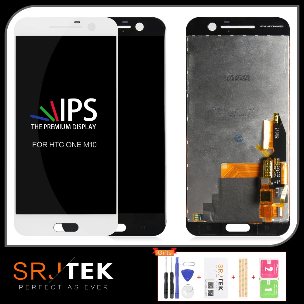 100% оригинал 5 2 &quot2560x1440 для HTC ONE M10 ЖК сенсорный экран дисплей дигитайзер сборка