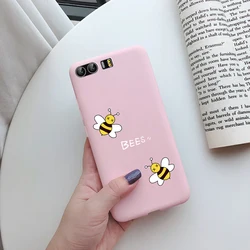 Lovely Cartoon Animal Silicone Case - Candy Colored Back Cover for Honor 9 (Beige)