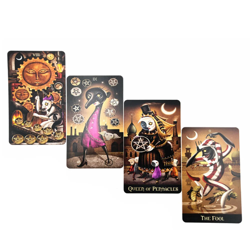 Deviant Moon карты Таро Oracle карты английская версия настольные игры для семьи вечерние карточный стол игровой развлекательный 78-карта