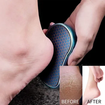 

Foot File Pedicure Upgraded Shatterproof Nano Glass Feet Scrubber Rasp Hard Callus Dead Skin Remover Brush Feet Care