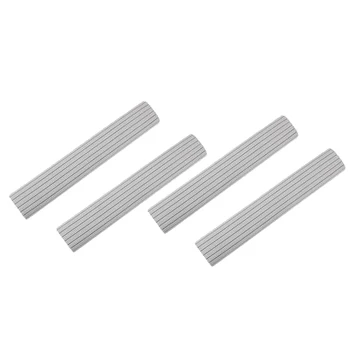 

4Pcs Hand-Free Mop Head, Rubber Cotton Mop Head, Flat Mop, Absorbent Microfiber Pad, Mop and Rag