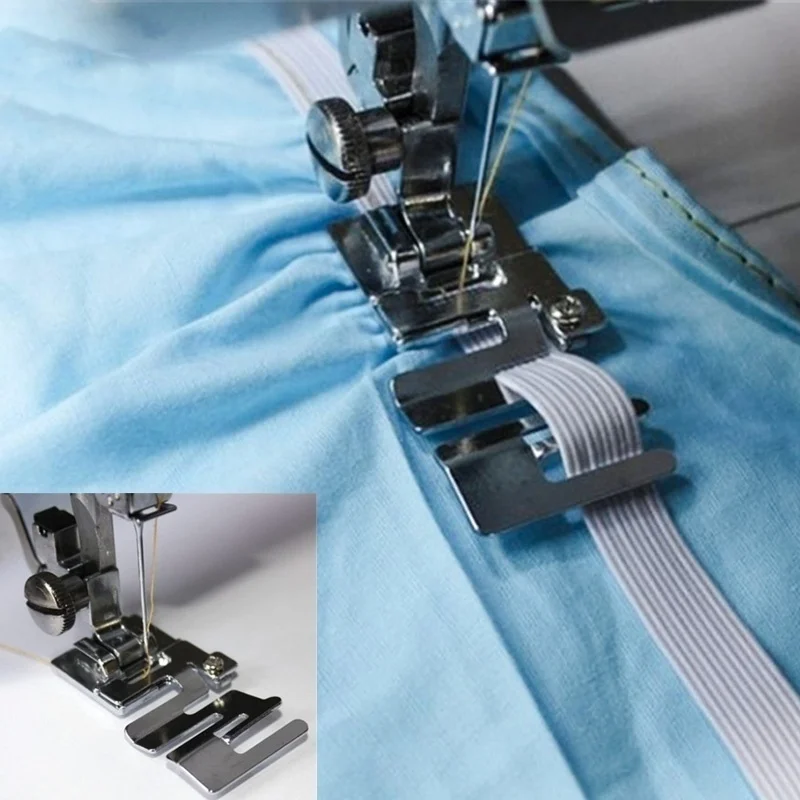 

Sewing Tools Lace Stitching Elastic Fabric Household Sewing Machine Foot Presser DIY Sewing Accessories