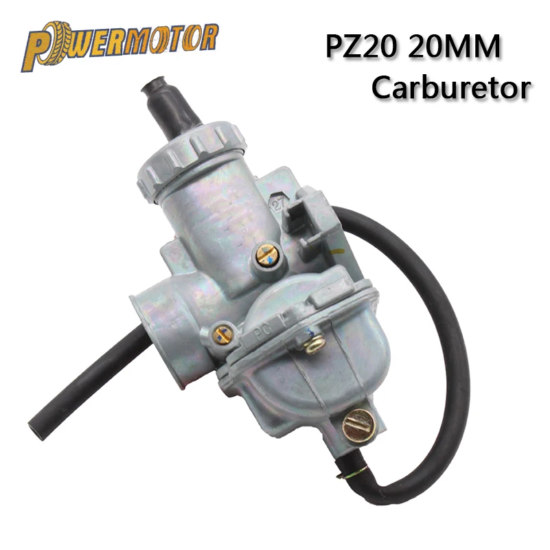 PowerMotor PZ20 20 мм карбюратор мотоцикла Carb для 50cc 70cc 90cc 110cc 125cc 135 Kazuma ATV Quad Картинг Мопед