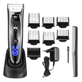 

Rechargeable Electric Hair Clipper Professional Digital Hair Beard Razors Trimmer Men's Cordless Haircut Machine