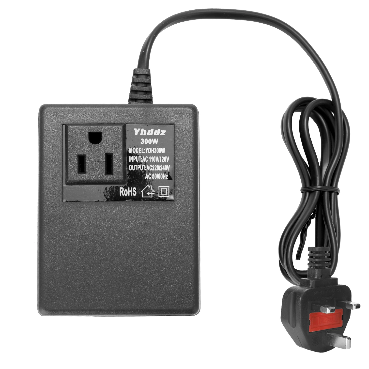 

300W AC 110V To 220V Step Down Transformer Intelligent Efficient Household Convert Travel Power EU/UK/US Plug Adapter