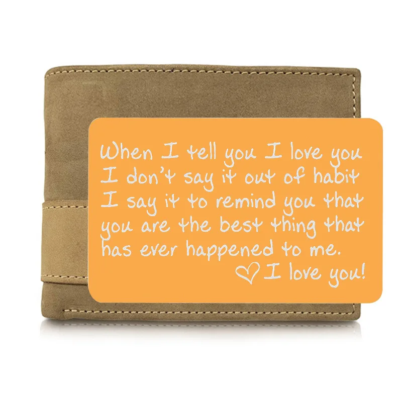 Подарки на день рождения с гравировкой и надписью Love Note вечерние подарки