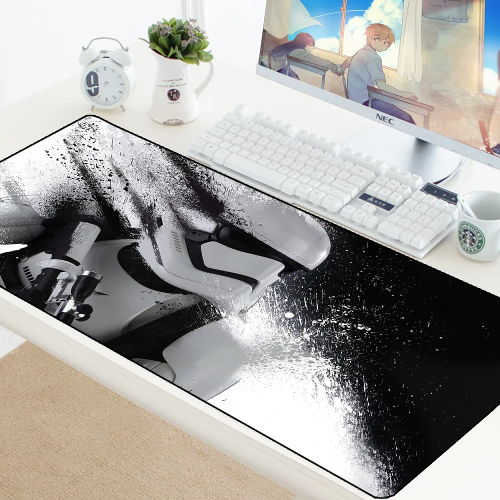 Star Wars 70x30CM Large Gaming Keyboard Mouse Pad Computer Game Tablet Desk Mousepad with Edge Lock