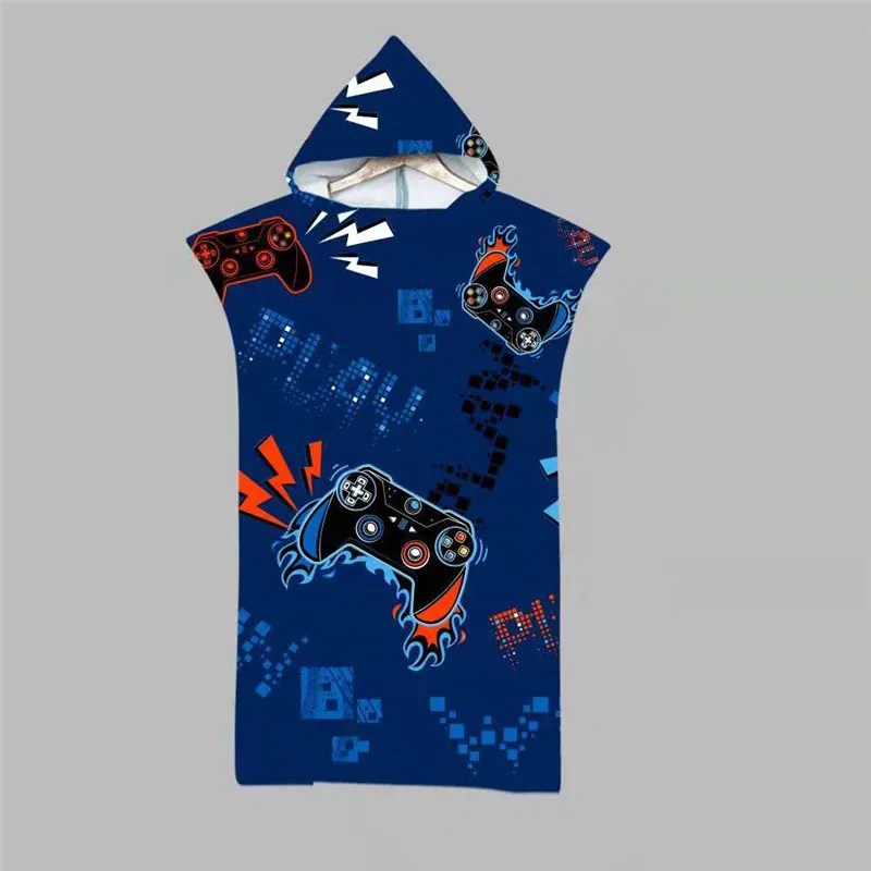 

Богемное полотенце с капюшоном, носимое банное полотенце для взрослых, мандала, спортивное плавательное пляжное полотенце из микрофибры, s-пончо, женский халат