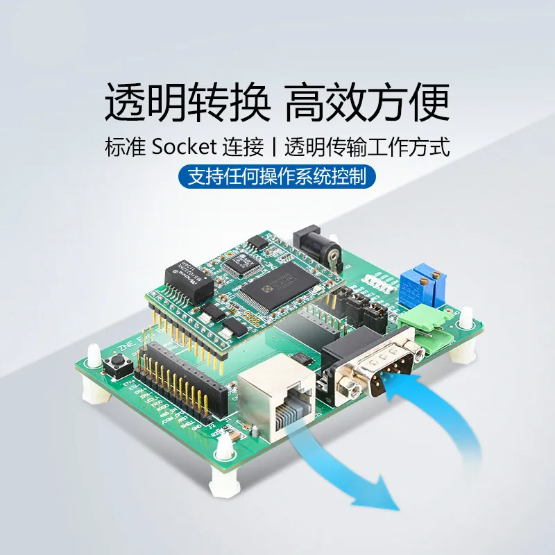 Последовательный к Ethernet модуль ttl к RJ45 ZNE-100TA