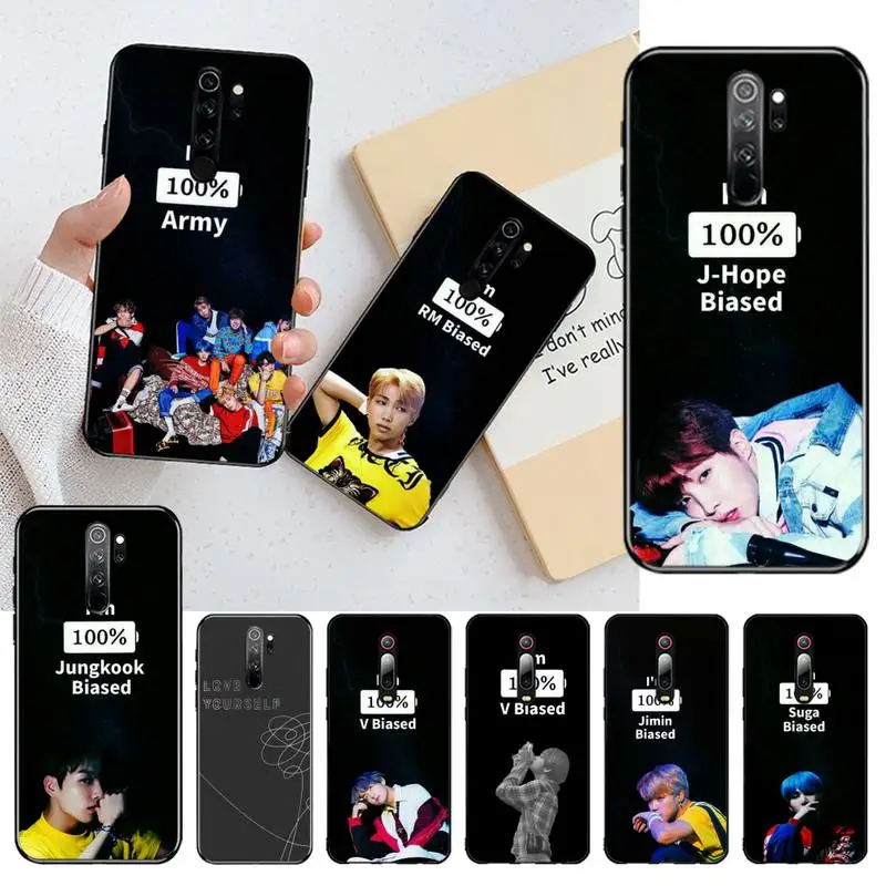 Lap RM Jinjin Juga J Hope V Jun G Koo K роспись своими руками яркие блестящие для Redmi Note 9 8 8A 8T 7 6 6A 5