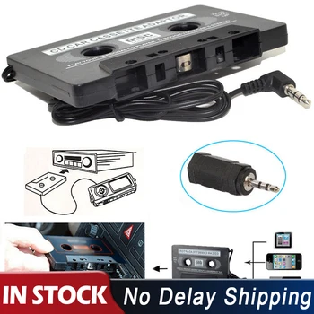 

AUX 3.5MM Universal Classic Car Audio Tape Cassette Adapter For iPod Cell Phone MP3 CD MD DVD Player Car Audio