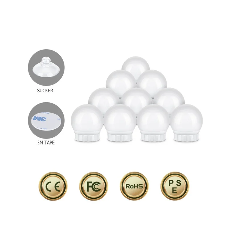 AOSONG туалетный светильник голливудская USB Косметическая зеркальная лампа