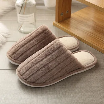 

Women Cozy Flock Slippers Ladies Home Soft Warm Comfortable Couple Plus Size Women's Casual Female Shoes New 2020