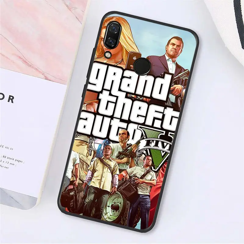 A9 MaiYaCa rockstar gta 5 Grand Theft чехол для телефона для Xiaomi Redmi8 4X 6A S2 Go Redmi 5 5Plus Note5 7 Note8pro - Цвет: A9