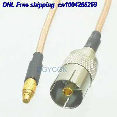 DHL 50 шт. IEC tv DVB-T Женский Джек MMCX Мужской прямой RG316 джемпер pigtail 6 &quotкабель 22j |