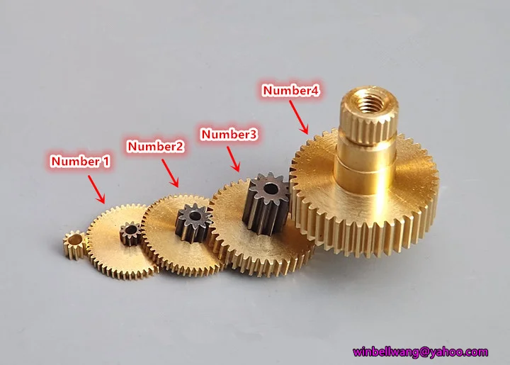0.35M 11T + 0.3M 40T OD 4.55mm 12.6mm duplex gear 0.3M 0.35M copper gear~
