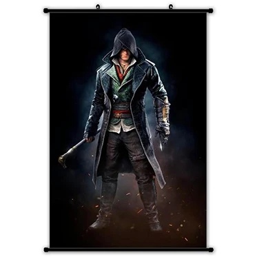 Assassins Creed Звёздные войны мой герой Academy прокрутки живопись аниме настенные подвесные плакаты холст 22 стиля художественное украшение для дома 2