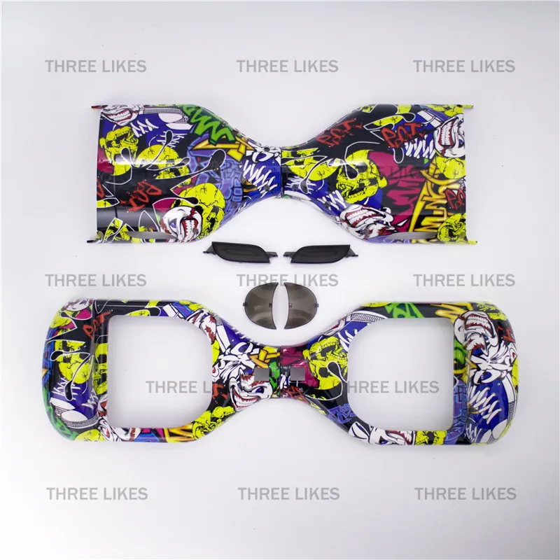 

New Graffiti Replacement Outer Shell Cover Case for 6.5'' Smart Mini Self Balancing Electric Balance Scooter Standing Hoverboard