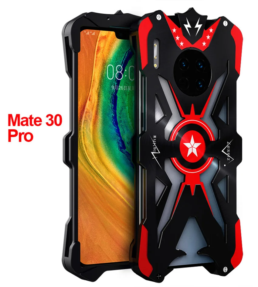 Для huawei mate 30 pro ZIMON ударопрочный сверхмощный Броня металлический алюминиевый чехол для телефона huawei mate 30 mate30 pro Чехол