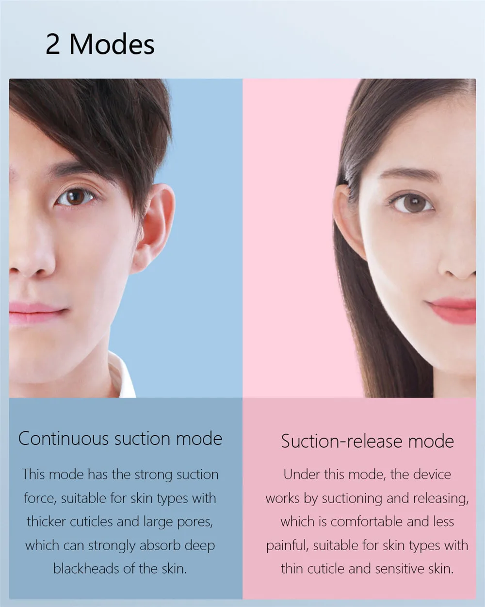 Xiaomi Youpin InFace Электрический аппарат для удаления черных точек, аппарат для косметологии, чтобы мыть поры, очиститель
