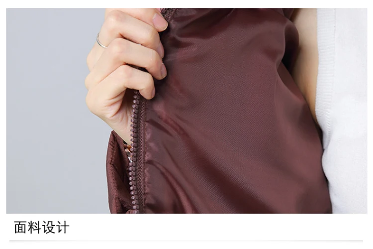 Winter Zipper Stand Collar Cotton-padded Clothes/Cotton Coat Korean-style Versatile Fashion Casual Slim Fit Elegant