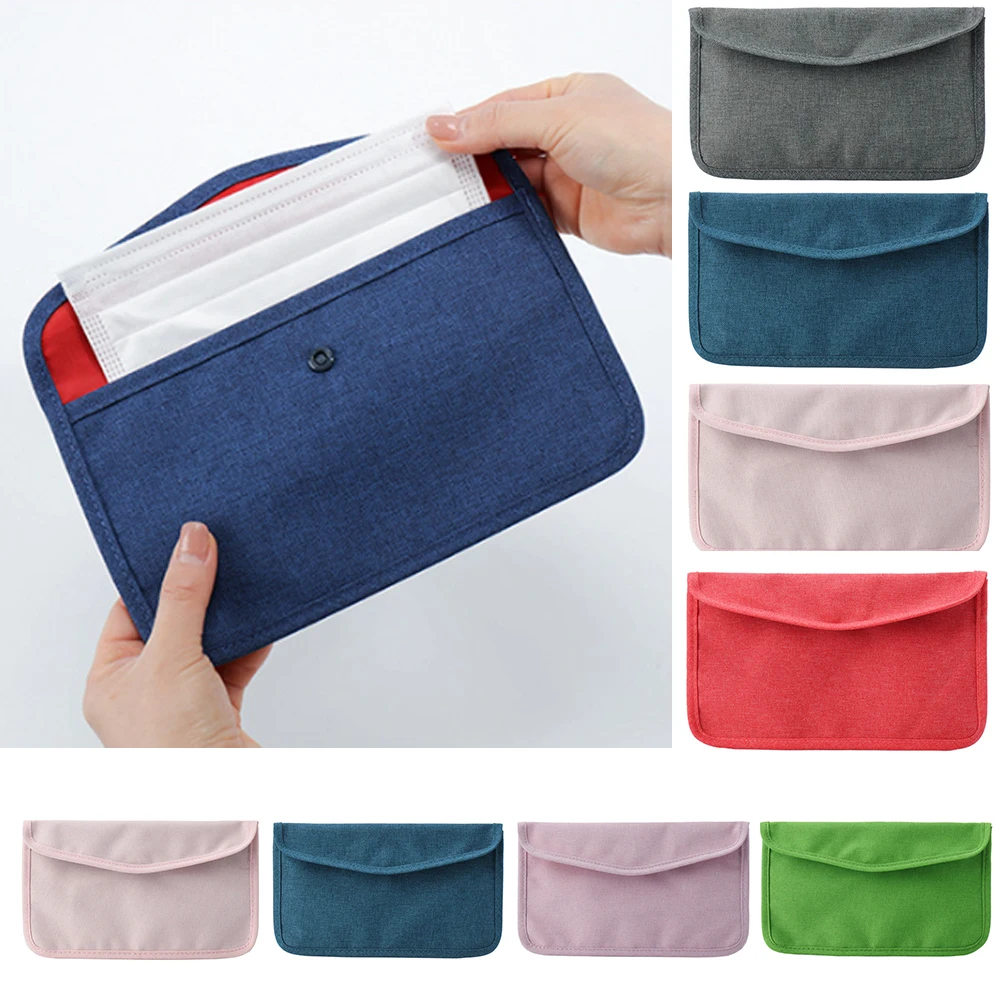 

2020 New Face Mask Storage Box Portable Mask Packaging Box Dustproof Disposable Mask Storage Case Plastic Mask Storage Folder