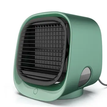

USB Charging Mini Electic Fans Multifunctional Cooling Fan Colorful Night Lights Fans Desktop Air Cooler