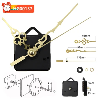

DIY Quartz Clock Movement Accessories Replacement Watch Wall Clock Mechanism Repair with Hour/Minute/Second Bell Clock Hands