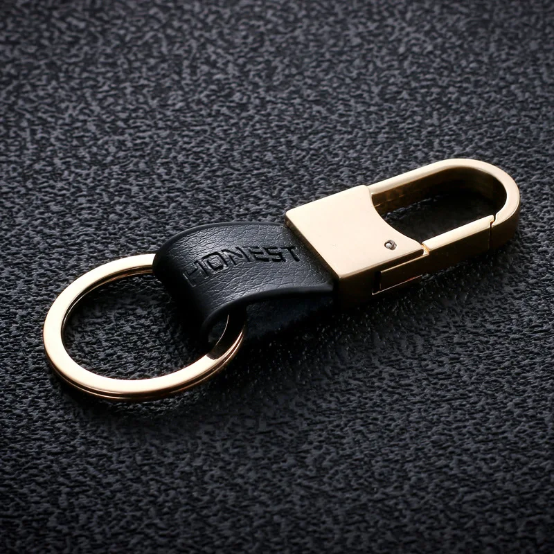 Genuine Product Honest Gift Car Key Ring Top Grade Leather Keychain Advertisement Customizable Pendant Manufacturers Direct Sell