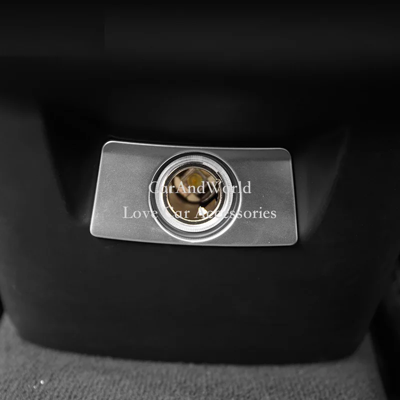 Для Volvo XC60 2018 Обложка для прикуривателя заднего сиденья с блестками рамка панель