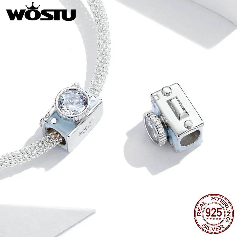 Лето 2020 праздничная серия Wostu Стерлинговое Серебро 925 пробы шарм и бисер для
