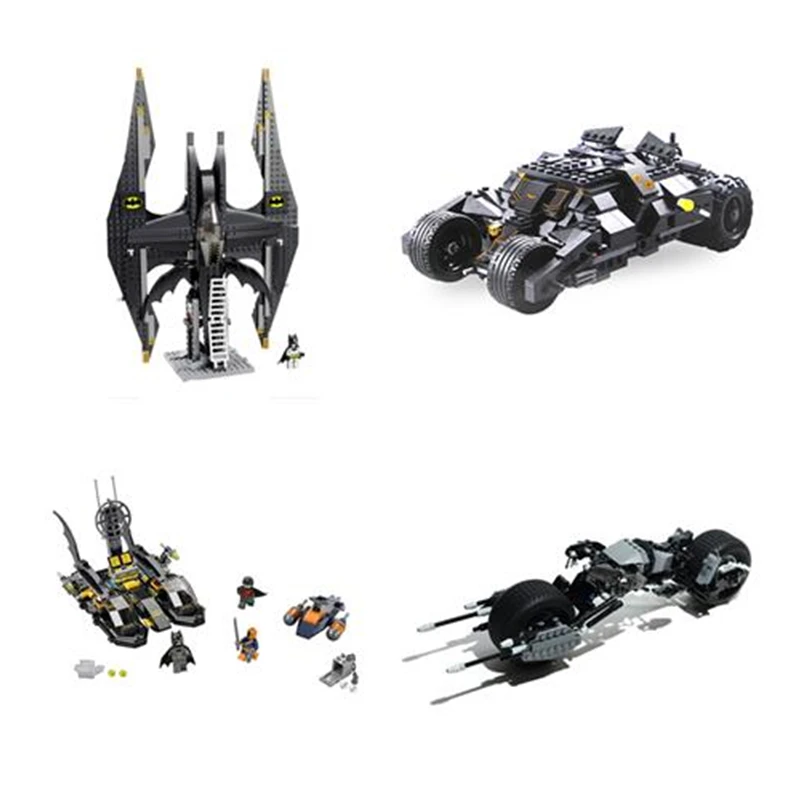 

Decool 7105 DC Superheros Legoinglys Batmobile Car Batman Joker Figure 7888 Building Block Brick Educational DIY Toys For Kids