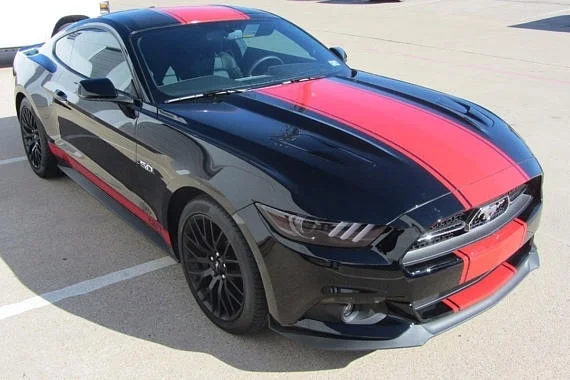 Для 1 комплекта/3 шт Mustang центр ралли полосы Графический комплект