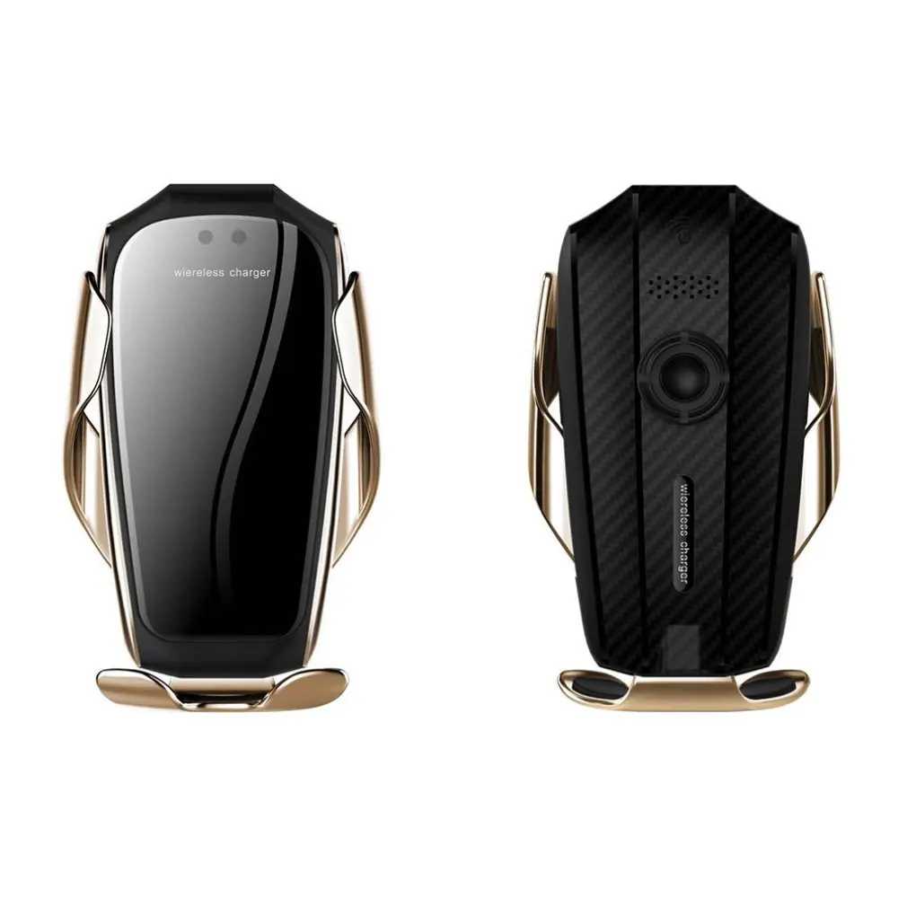 Automatic Clamping Car Wireless Charger For iPhone XR XS Max Huawei P30 Pro Samsung S10 Plus Smart Phone Qi Wireless Charge