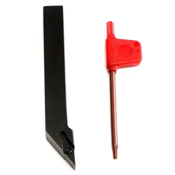 Torneamento ferramenta titular torno svjcr1212h11 12x100mm ferramenta torno com chave para vcmt110304 vcgt11t304 para uso de corte industury