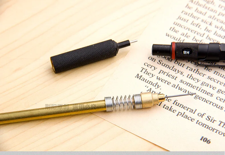 Высокое качество 0,5/0,7/0,9/2 мм rotring механический автоматический карандаш RedCircle разработки металлический пенал доя карандашей, пенал для профессионального рисования комиксов