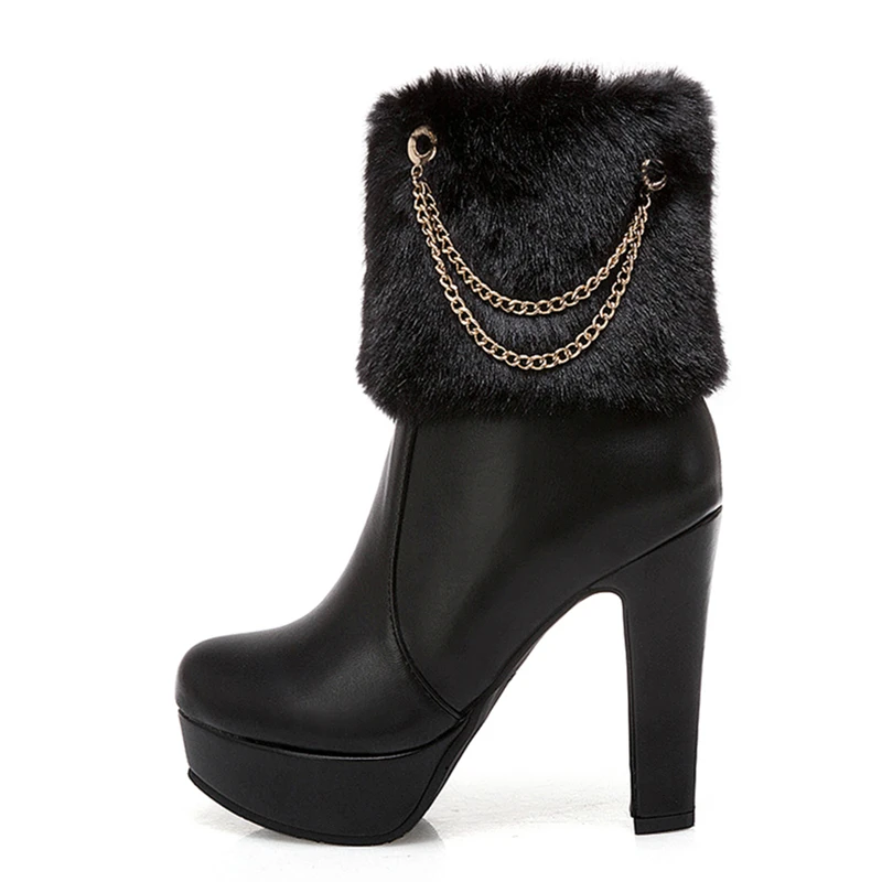 ladies white winter boots