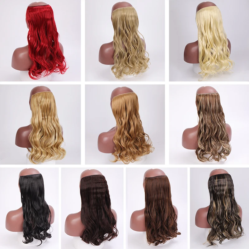 Женские невидимые волосы AILIADE длинные прямые или волнистые для наращивания