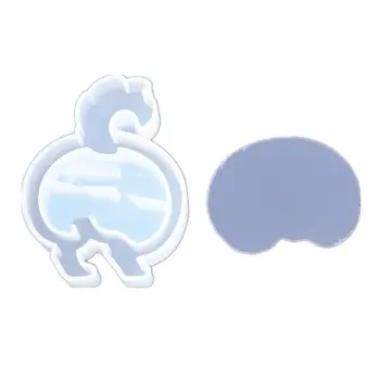 

New DIY Craft Pendant Making Molds Animal Butt Shape Quicksand Drop Oil Epoxy Mold 8 Style